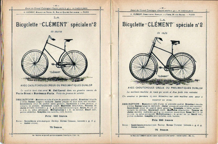CléMENT VéLO/CYCLES Rxip - POSTER HQ 40x60cm d'une AFFICHE VINTAGE